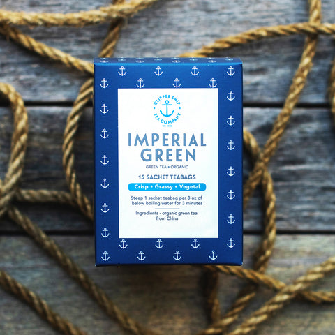 Imperial Green Pyramid Sachet Box