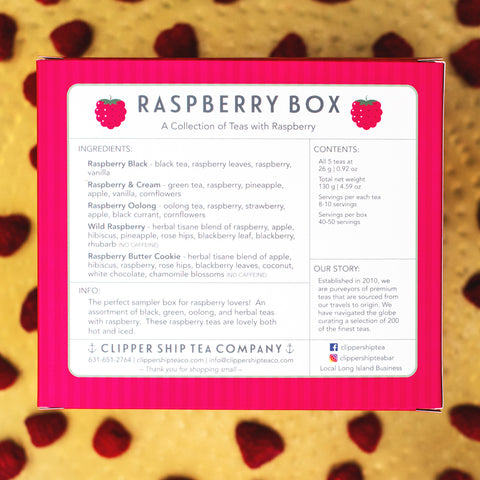 Raspberry Box – Clipper Ship Tea Company
