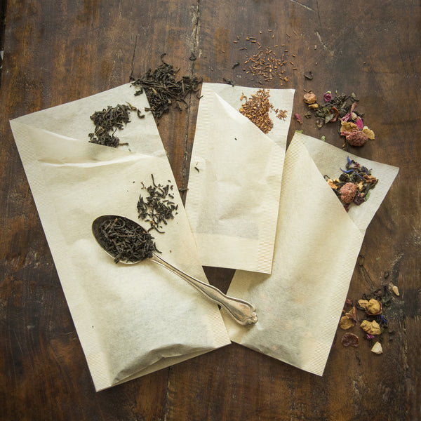 TeaBrew Unbleached Paper Tea Filter Bags (100 tea bags)
